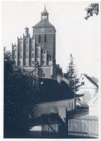 Rößel, Stadt, Kreis Rößel Rößel, Katholische Kirche mit Staffelgiebel III 