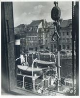 Königsberg (Pr.), Stadtkreis Königsberg Königsberg (Pr.), Blick aus einer Speicherluke Königsberg, Speicherviertel am Hundegatt (Lastadie)