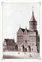 Königsberg (Pr.), Stadtkreis Königsberg Königsberg (Pr.), Dom, Lithographie III Königsberg, Dom