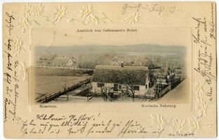 Rossitten Kr. Samland, Kreis Samland Rossitten, Blick von Gehrmanns Hotel II 