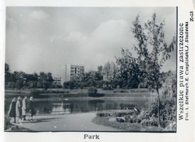 Allenstein, Stadtkreis Allenstein Allenstein - Olsztyn, Stadtpark und Stadtteilansicht II Allenstein, Stadtwald