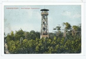 Cranz Kr. Samland, Ort, Kreis Samland Cranz, Klein Thüringen,  Aussichtsturm V Cranz, Ausflugsziele