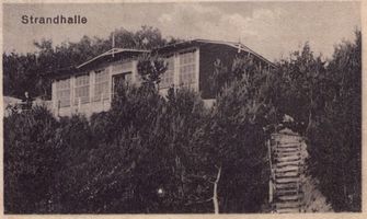 Balga, Kreis Heiligenbeil Balga, Strandhalle Бальга, пляжный павильон