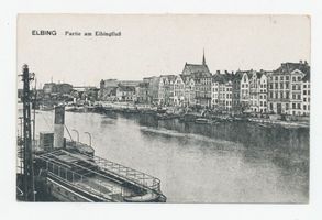 Elbing, Stadt, Stadtkreis Elbing Elbing, Partie am Elbingfluß II 