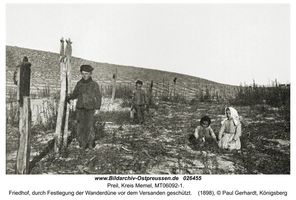 Preil, Kreis Memel  Kurische Nehrung, Dünen