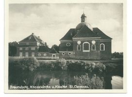 Braunsberg Kr. Braunsberg, Kreis Braunsberg Braunsberg, Kreuzkirche mit St. Clemenskloster II Браунсберг, Крестовая церковь с монастырём Святого Клеменса, II