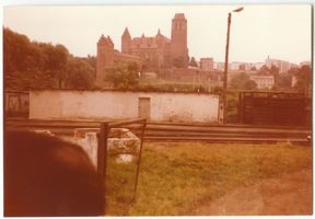 Marienwerder, Stadt, Kreis Marienwerder Marienwerder, Blick auf die Stadt mit Dom, Schloß und Dansker III Мариенвердер, вид на город с собором, замком и Данскером, III
