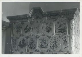 Heilsberg Kr. Heilsberg, Stadt, Kreis Heilsberg Heilsberg Kr. Heilsberg, Schloß-Museum, Bemalter Kachelofen Хайльсберг, район Хайльсберг, замковый музей, расписная изразцовая печь