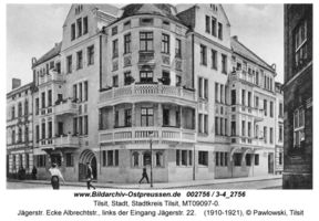 Tilsit, Stadt, Stadtkreis Tilsit Jägerstraße