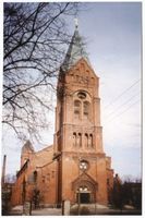 Insterburg, Stadt, Stadtkreis Insterburg Markgrafenplatz Insterburg, Reformierte Kirche Insterburg, Markgrafenplatz (sp. Adolf-Hitler-Platz) mit Reformierter Kirche