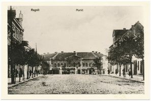 Ragnit, Kreis Tilsit-Ragnit Ragnit, Markt, VI Рагнит, рынок, VI