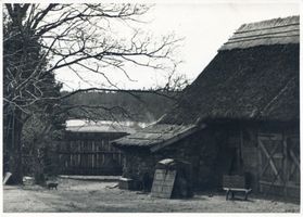 Kutten, Kreis Angerburg Kutten, Alter Hof und Scheune an der krummen Kutte Masurische Seen