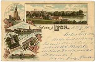 Lyck, Stadt, Kreis Lyck Lyck, 6 Ansichten Лык, 6 видов