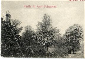 Liska-Schaaken, Kreis Samland Liska-Schaaken, Partie im Amt Schaaken 