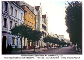 Tilsit, Stadt, Stadtkreis Tilsit Hohe Straße