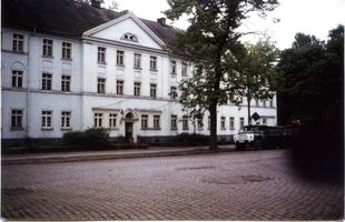 Tilsit, Stadt, Stadtkreis Tilsit Arndtstraße Tilsit (Советск), Restaurierter alter Häuserblock in der ehemaligen Arndtstraße 