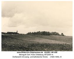 Mensguth Dorf, Kreis Ortelsburg  