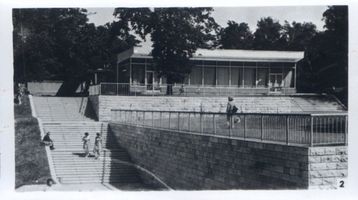 Rauschen Kr. Samland, Kreis Samland Rauschen Kr. Samland, Weg zum Strand und Restaurant  Riff  