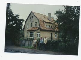 Metgethen, Ort und Bahnstation, Stadtkreis Königsberg Hohenzollernweg 1 Metgethen,  Hohenzollernweg 1, Haus Ostwald Metgethen, Häuser früher und heute