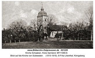 Kirche Schaaken, Kreis Samland 
