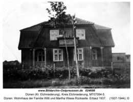 Dünen (Kr. Elchniederung), Kreis Elchniederung 