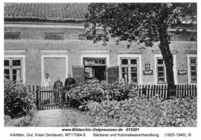 Arklitten, Gut, Kreis Gerdauen 