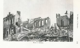 Schloßberg, Kreisstadt, Kreis Schloßberg Schloßberg vormals Pillkallen, Ruinen in Pillkallen 
