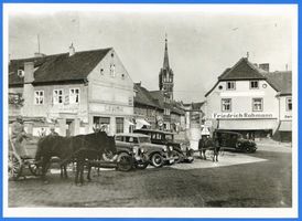 Rastenburg, Stadt, Kreis Rastenburg Neuer Markt Rastenburg, Neuer Markt mit Rohmann und Boeffel III Растенбург, Новый рынок с «Романн и Бёффель», III