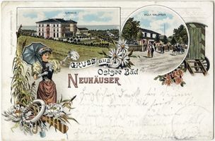 Neuhäuser, Kreis Samland Neuhäuser, Kurhaus; Villa Waldkrug 