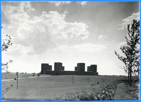 Hohenstein Kr. Osterode, Stadt, Kreis Osterode Hohenstein i. Ostpr., Reichsehrenmal Tannenberg Gesamtansicht II Хоэнштайн в Вост. Пруссии, имперский памятник павшим Танненберг, общий вид, II