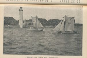 Pillau, Seestadt, Kreis Samland Pillau, Seestadt, Seetief mit Leuchtturm Pillau, Leuchtturm