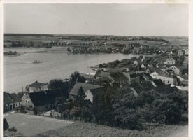 Nikolaiken Kr. Sensburg, Kreis Sensburg Nikolaiken Kr. Sensburg, Blick vom Wasserturm auf den See III Masurische Seen