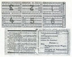 Königsberg (Pr.), Stadtkreis Königsberg Königsberg (Pr.), Fahrtausweis Кёнигсберг (Пр.), проездной документ