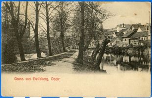 Heilsberg Kr. Heilsberg, Stadt, Kreis Heilsberg Heilsberg Kr. Heilsberg, Teilansicht Хайльсберг, уезд Хайльсберг, частичный вид