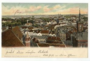 Marienwerder, Stadt, Kreis Marienwerder Marienwerder, Aus der Vogelperspektive 