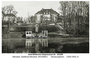 Allenstein, Stadtkreis Allenstein  Allenstein, Krankenhäuser und Heilstätten