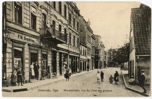 Osterode (Ostpr.), Kreis Osterode Osterode (Ostpr.), Wasserstraße, von der Post aus gesehen 