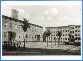 Ortelsburg, Stadt, Kreis Ortelsburg Ortelsburg, Jägerkaserne  Graf Yorck , Innenhof Ортельсбург, казармы егерей «Граф Йорк», внутренний двор