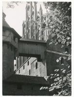 Marienburg, Westpr., Kreis Marienburg Marienburg, Westpr., Mittelschloß, Gotischer Giebel der Firmarie III Marienburg, Schloß