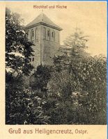 Heiligenkreutz, Kreis Samland Heiligenkreutz, Kirchhof und Kirche Хайлигенкройц, церковное кладбище и церковь