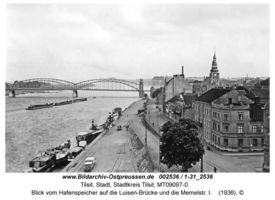 Tilsit, Stadt, Stadtkreis Tilsit Memelstraße