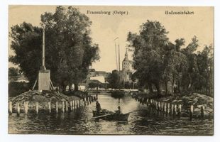 Frauenburg, Kreis Braunsberg Frauenburg, Hafeneinfahrt 