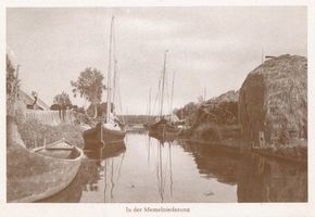  Memelniederung, Fischerboote I Мемельская низменность, рыбачьи лодки, I