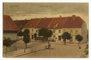 Gerdauen, Stadt und Bahnstation, Kreis Gerdauen Markt-Ost Gerdauen, Östlicher Markt Гердауэн, восточный рынок