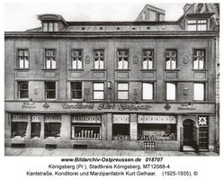 Königsberg (Pr.), Stadtkreis Königsberg Kantstraße (fr. Prinzessinstraße) 11-11a