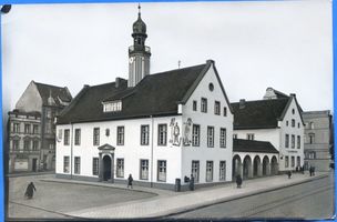 Allenstein, Stadtkreis Allenstein Allenstein, Altes Rathaus, Ansicht von der Richtstraße II - 2 Алленштайн, старая ратуша, вид с Рихтштрассе, II - 2
