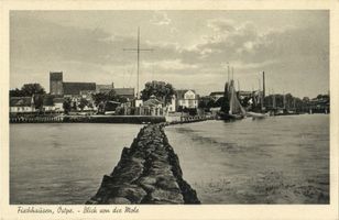 Fischhausen, Stadt, Kreis Samland Fischhausen, Blick von der Mole I 