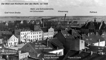 Johannisburg, Kreis Johannisburg Kirchenplatz (fr. Kirchplatz)