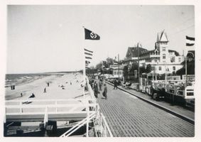 Cranz Kr. Samland, Ort, Kreis Samland Cranz Kr. Samland, Strandpromenade mit Hotel Monopol XIII Кранц, р-н Самбия, приморский бульвар с отелем „Монопол , XIII
