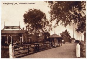 Königsberg (Pr.), Stadtkreis Königsberg Königsberg (Pr.), Samland-Bahnhof Königsberg, Stadtteil Vorderhufen und nordwestliche Innenstadt